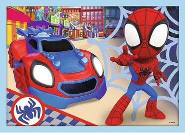 PUZZLE 4w1 ZESTAW EKIPA SPIDEY`a 34611 TREFL 71el.